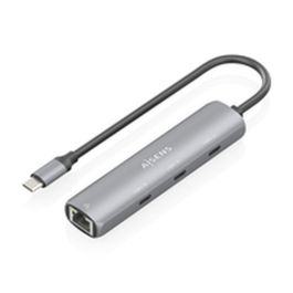 Hub USB Aisens ASUC-4P041-GR Gris