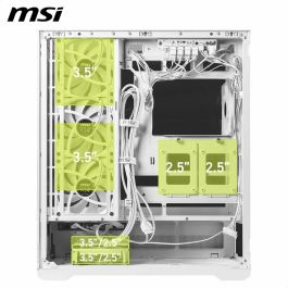 Boîtier ATX semi-tour MSI 306-7G28W21-JA4 Blanc