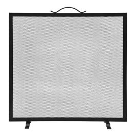Parre-feu pour cheminée EDM 85748 Noir 60 x 0,5 x 60 cm