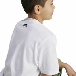 T-shirt à manches courtes unisex Adidas Essentials Blanc
