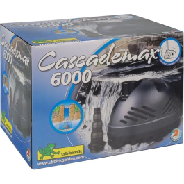 Ubbink Pompe Cascademax 6000 - Pompe de cascade - Débit 6600 l/h - Hauteur de refoulement 4 m - 40 W