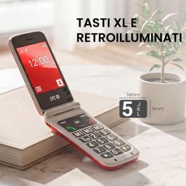 Téléphone portable pour personnes âgées SPC 2339R Rouge 128 GB Precio: 79.6899996. SKU: B1HF6C3YTP