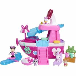 Disney Minnie Mouse Yacht - Jouet interactif avec 14 accessoires, changeur et piscine