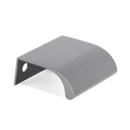 Viefe Poignée Ona en Aluminium Gris Brossé, Distance entre Trous 32mm