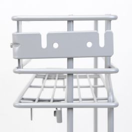 Emuca Porte-bouteilles latéral extractible Supra avec fermeture amortie, module 150mm, Acier, Peint aluminium