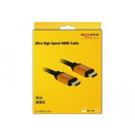 DELOCK Ultra High Speed HDMI Kabel 48 Gbps 8K 60Hz 0.5m
