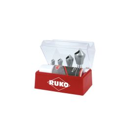 Jeu de fraises à chanfreiner (Fraises à chanfreiner) RUKO 102310E Acier rapide (AR) 4 Pièces