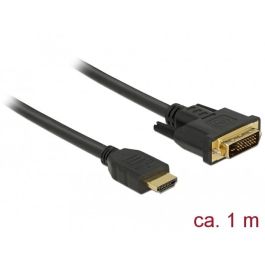 DELOCK HDMI zu DVI 24+1 Kabel bidirektional 1 m