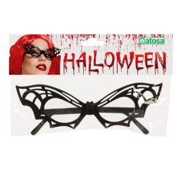Déguisement Lunettes avec Monture en Forme de Chauve-souris Noires pour Vampire - Accessoire pour Halloween et Fêtes