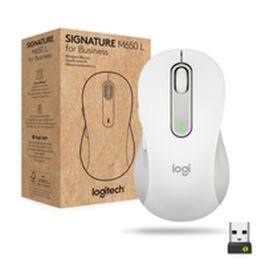 Logitech M650 for Business Souris sans fil Bluetooth 2.4 GHz Récepteur USB Bolt Ivoire