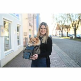 Kerbl Sac de transport avant Vacation Gris/Bleu 31x24x38 cm