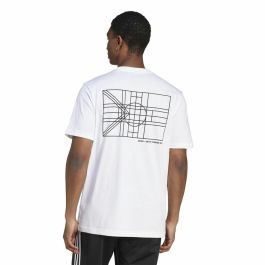 T-shirt à manches courtes homme Adidas House Of Tiro Nations Graphic Blanc