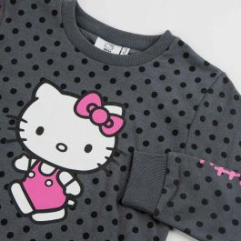 Sweat-shirt Enfant Hello Kitty Gris foncé