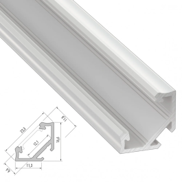 Profil Aluminium Type C 2,02M