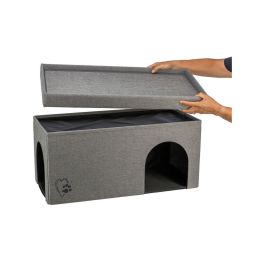 Grotte pour chat Trixie Kimy Gris clair 76 x 72 x 37 cm