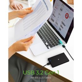 Festplattengehäuse 2.5" SATA Gehäuse USB3.2 ICY BOX Black