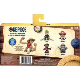One Figurines Anime One Piece - Pack de 5 Personnages Miniatures : Luffy, Zoro, Chopper, Wapol, Mr.5 - Dès 4 Ans