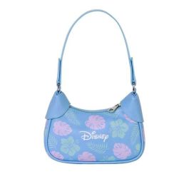 Sac à Bandoulière Lilo & Stitch Bleu 14,5 X 21,5 X 8 CM