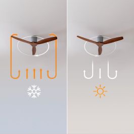 Ventilateur de Plafond Cecotec EnergySilence 5400 Classic 40 W Ø 132 cm Noir Bois