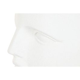 Cache-pot Home ESPRIT Blanc Magnésium Moderne Visage 49 x 49 x 50 cm