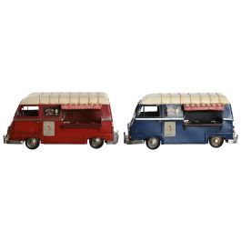 Figurine Décorative Home ESPRIT Bleu Rouge Beige Vintage 33 x 17 x 16 cm (2 Unités)