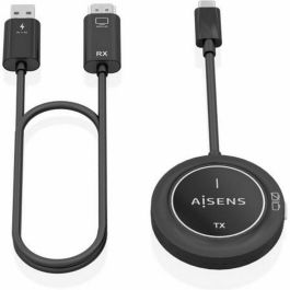 Câble USB-C vers HDMI Aisens ASWL-H2KC30M003-BK Noir