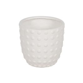 Set de pots de fleurs Blanc 37 x 37 x 35,5 cm (3 Unités)
