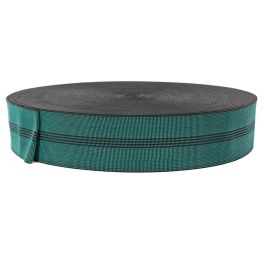 Q&Q Sangle Élastique Verte 100 Mètres Largeur 60mm Élasticité 40%