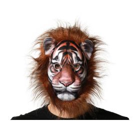 Masque d'enfant Tigre orange et noir - Déguisement jungle pour jeu, théâtre et fêtes comme Halloween Precio: 1.752. SKU: B16EN7P476