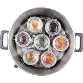 Sencor SPP 3200SS Stérilisateur électrique 27 litres 1800W, inox, conservation fruits et légumes, bocaux 1L, contrôle température 30-100°C