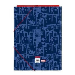 Reliure à anneaux Spider-Man Bleu A4 26 x 33.5 x 2.5 cm