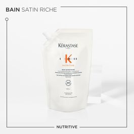 Kerastase Nutritive Bain Satin Riche Shampooing Nourrissant Cheveux Secs Rechargeable 500 ml