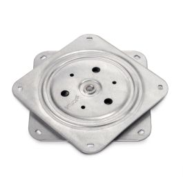 Emuca Base pivotante 4, 100kg, Acier, zingué