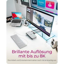 ICY BOX IB-DK2880-C41 USB4 10-in-1 PD 100W DockingStation