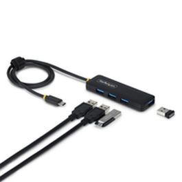 Hub USB Startech H5C4A-USB-HUB-2 Noir