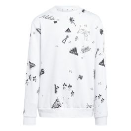 Sweat-shirt sans capuche fille Adidas Jg Bluv Q3Sweat Blanc Precio: 45.792. SKU: B1AYZS4F3E