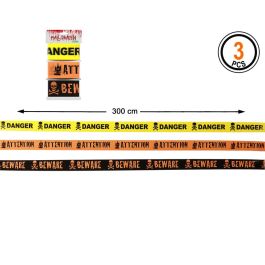 Rubans Décoratifs Halloween 3 Motifs 300 cm Danger, Attention et Beware - Décoration Effrayante pour Porte, Mur ou Fête Precio: 10.5. SKU: B17759JACR