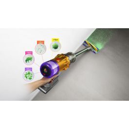 Dyson V12 Detect Slim Absolute Kabelloser Staubsauger (Nickel/Satin)