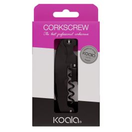 Sacacorchos Negro Retro Koala 10,8x1,4x3,2 cm
