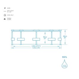 Piscine Démontable Bestway Steel Pro 305 x 66 cm