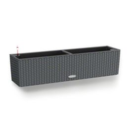 Pot Lechuza Noir Gris polypropylène