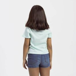 T shirt à manches courtes Enfant Stitch Vert Turquoise