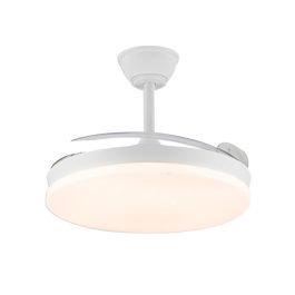Ventilateur de Plafond avec Lumière CristalRecord Blanc 72 W (3000 K) (4000 K)