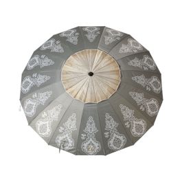 Parasol de plage Gris Ø 220 cm SPF50+ Boho