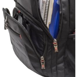 WENGER Pillar Notebook Rucksack fuer 35,8 bis 39,6cm 14,1 bis 15,6Zoll Tablet, Laptop schwarz grau