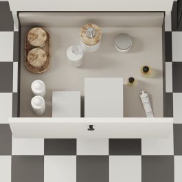 Emuca Tiroir extérieur Simplex 25kg hauteur 122mm, profondeur 440mm, acier, Gris antracite