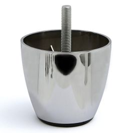 Q&Q Pied Plastique rond Ø70 H65 M8X27 Chrome