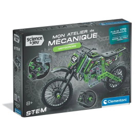 Clementoni - Jeu de construction modélisme - Motocross Xtrem - Coffret prototype avec roues et système de direction fonctionnel Precio: 26.592. SKU: B13YQ7ELR9
