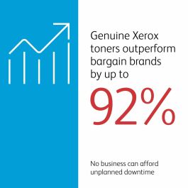 Toner original Xerox Bleu Noir Cyan