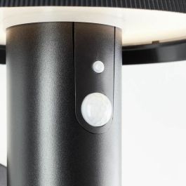 Brilliant Applique d'extérieur ALVERO LED Solaire avec Détecteur de Mouvement - Métal/Plastique - 4W - Noir - BRI4004353437823